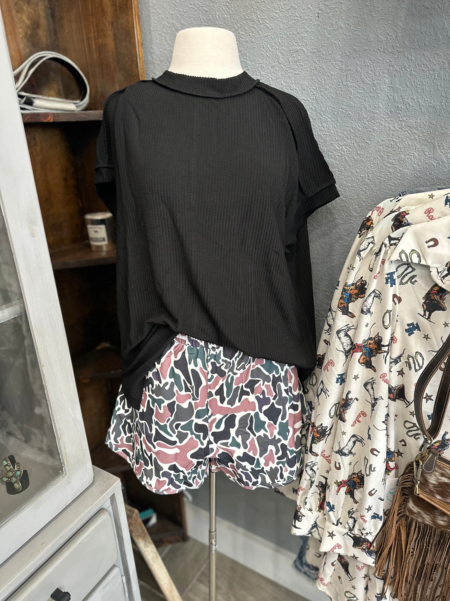 The Camo High Waist Athletic Short