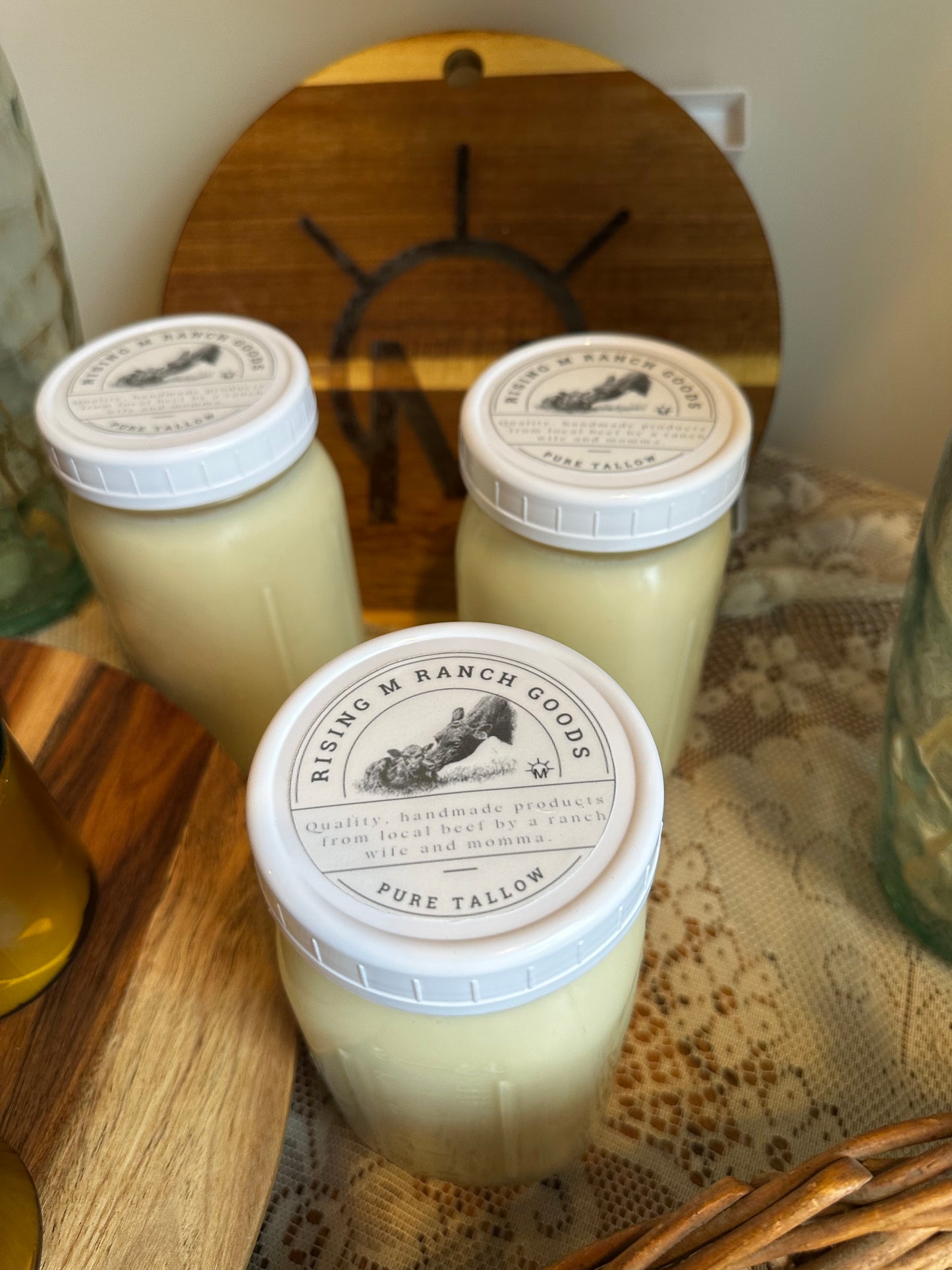 Rising M Quart Pure Cooking Beef Tallow