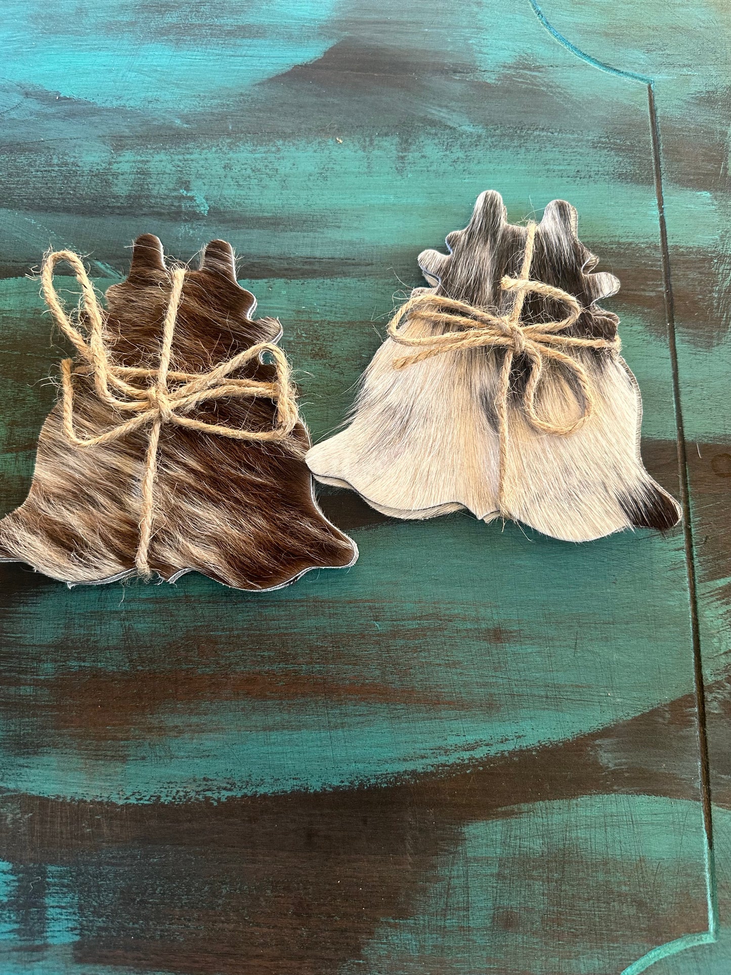The Cow Hide Coasters