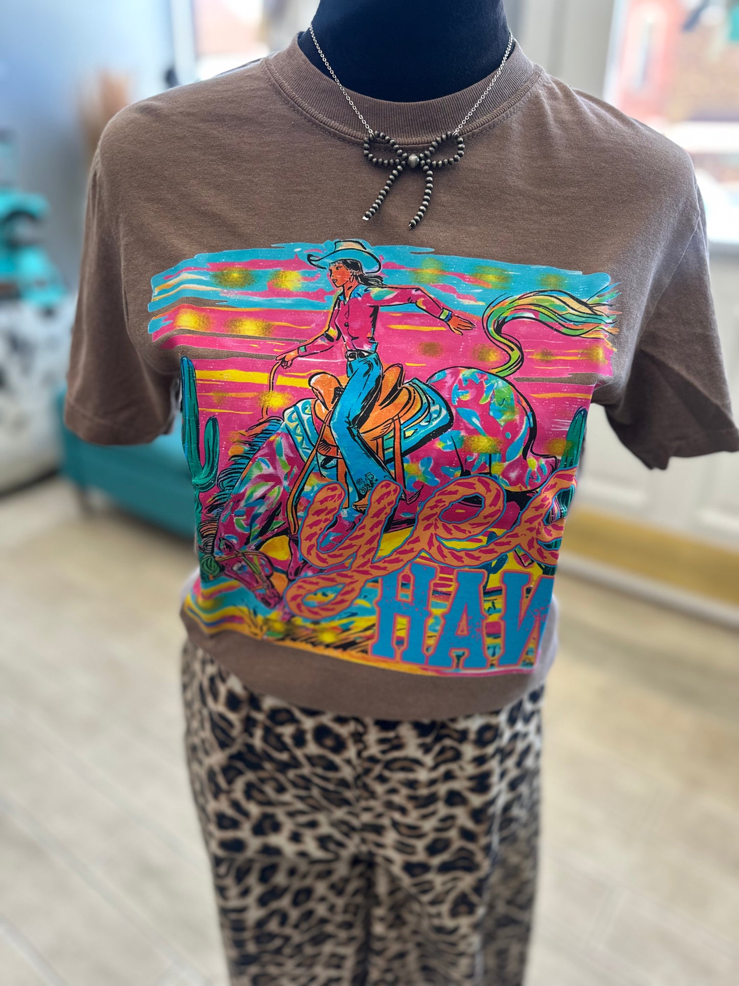 The Colorful YeeHaw Graphic Tee