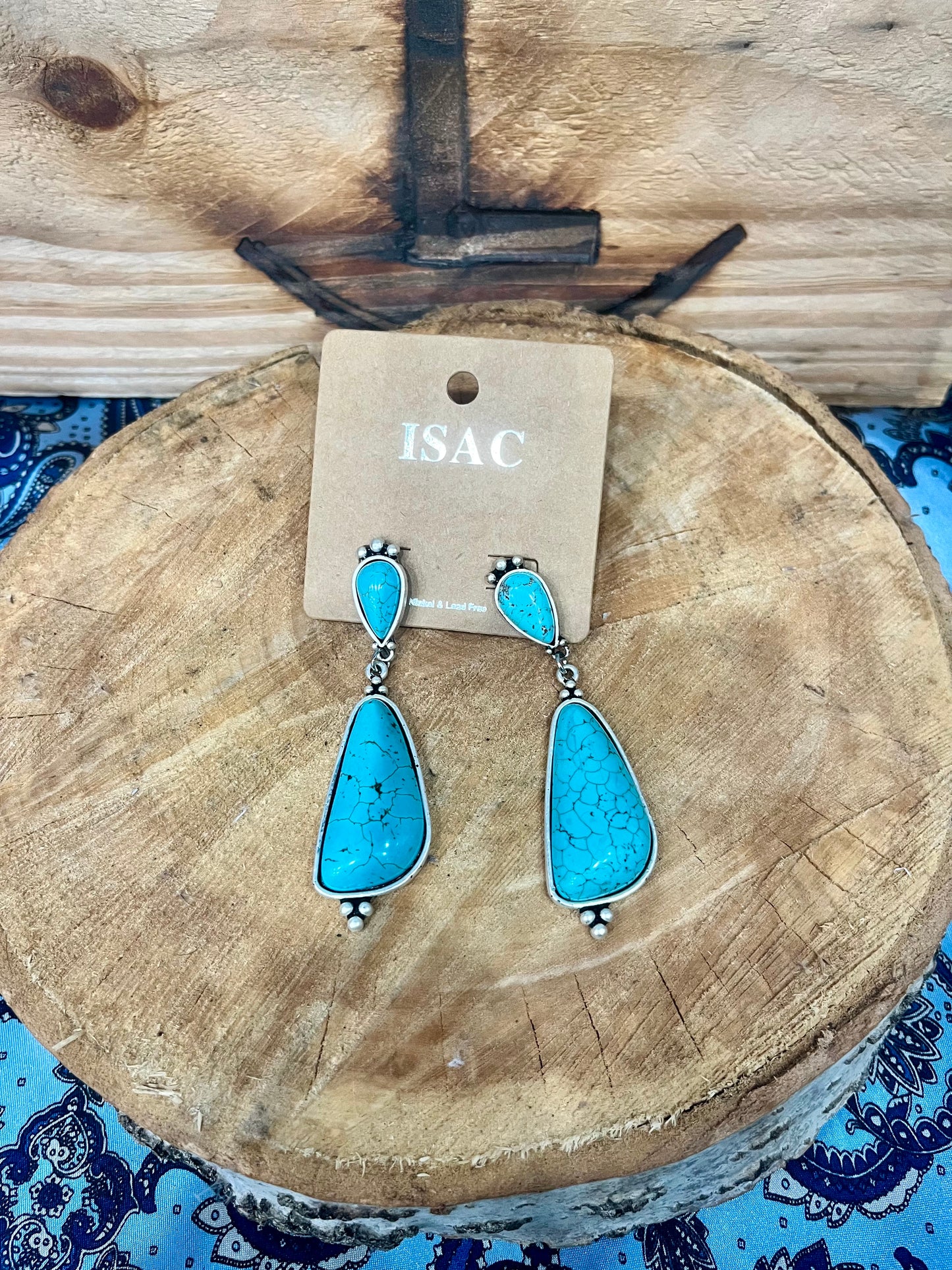 Turquoise Post Earrings