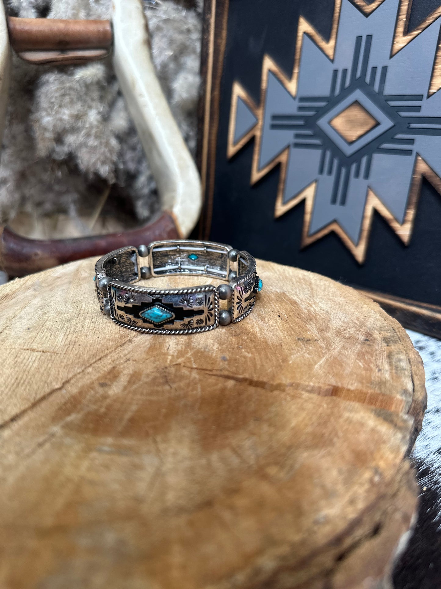 The Turquoise Aztec Bracelet