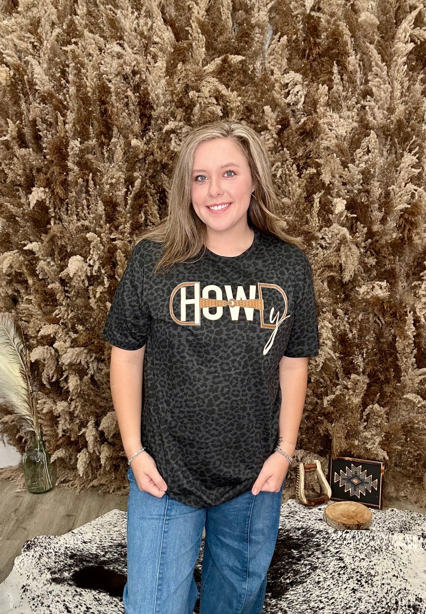 Leopard Howdy Bit Tee