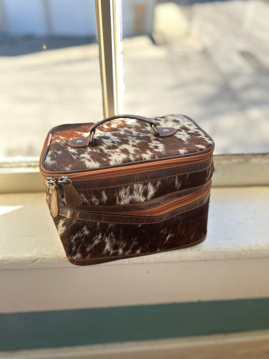 The Cowhide Makeup Case