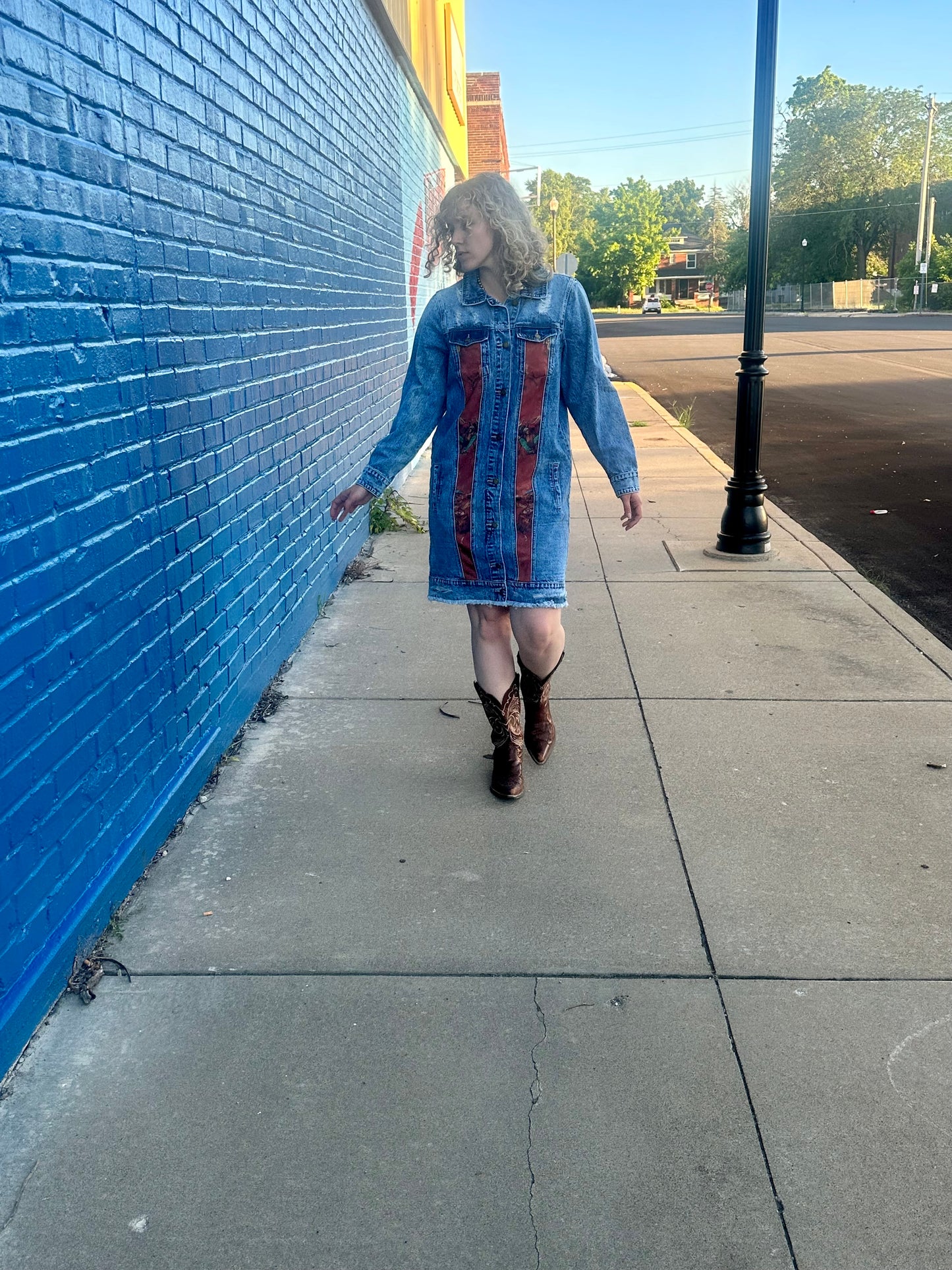 The Vintage Rodeo Denim Dress – Rocking L Boutique