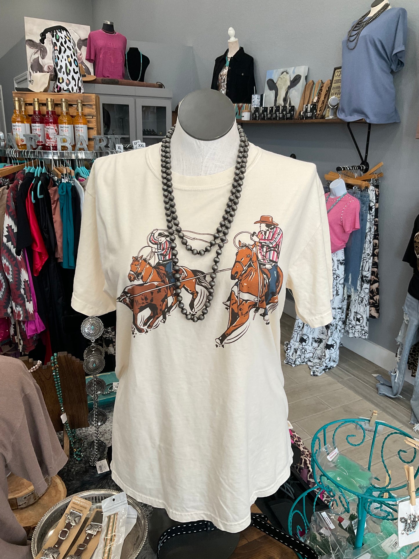 The Turn Left Team Roper Graphic Tee
