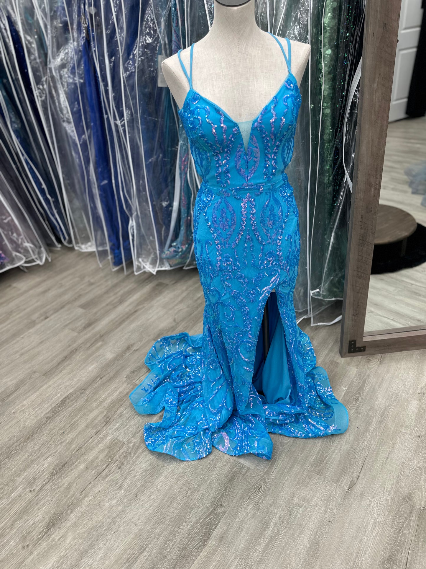 Sweetheart Fit and Flare Gown