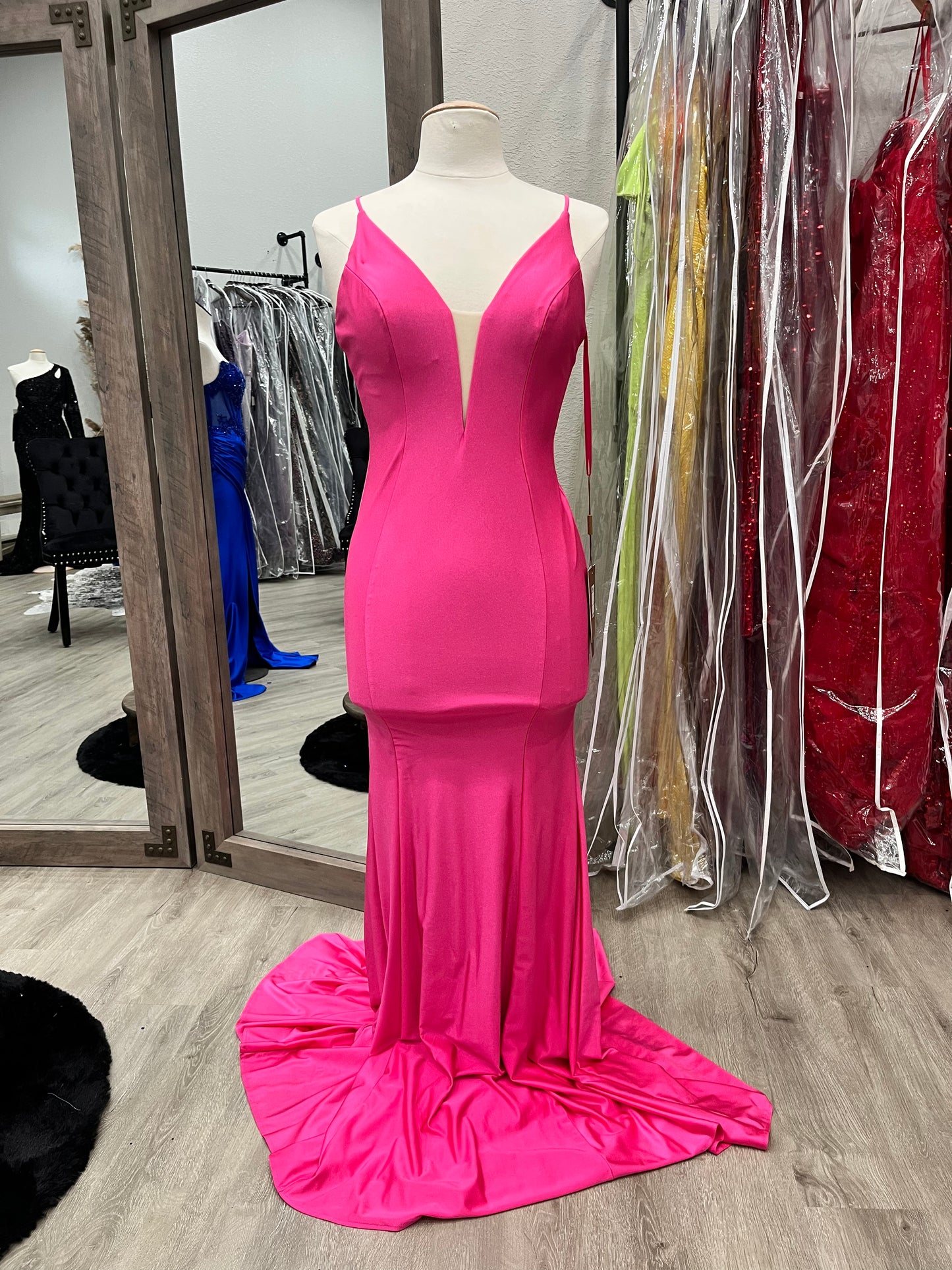Satin Fitted Gown