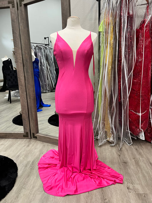 Satin Fitted Gown