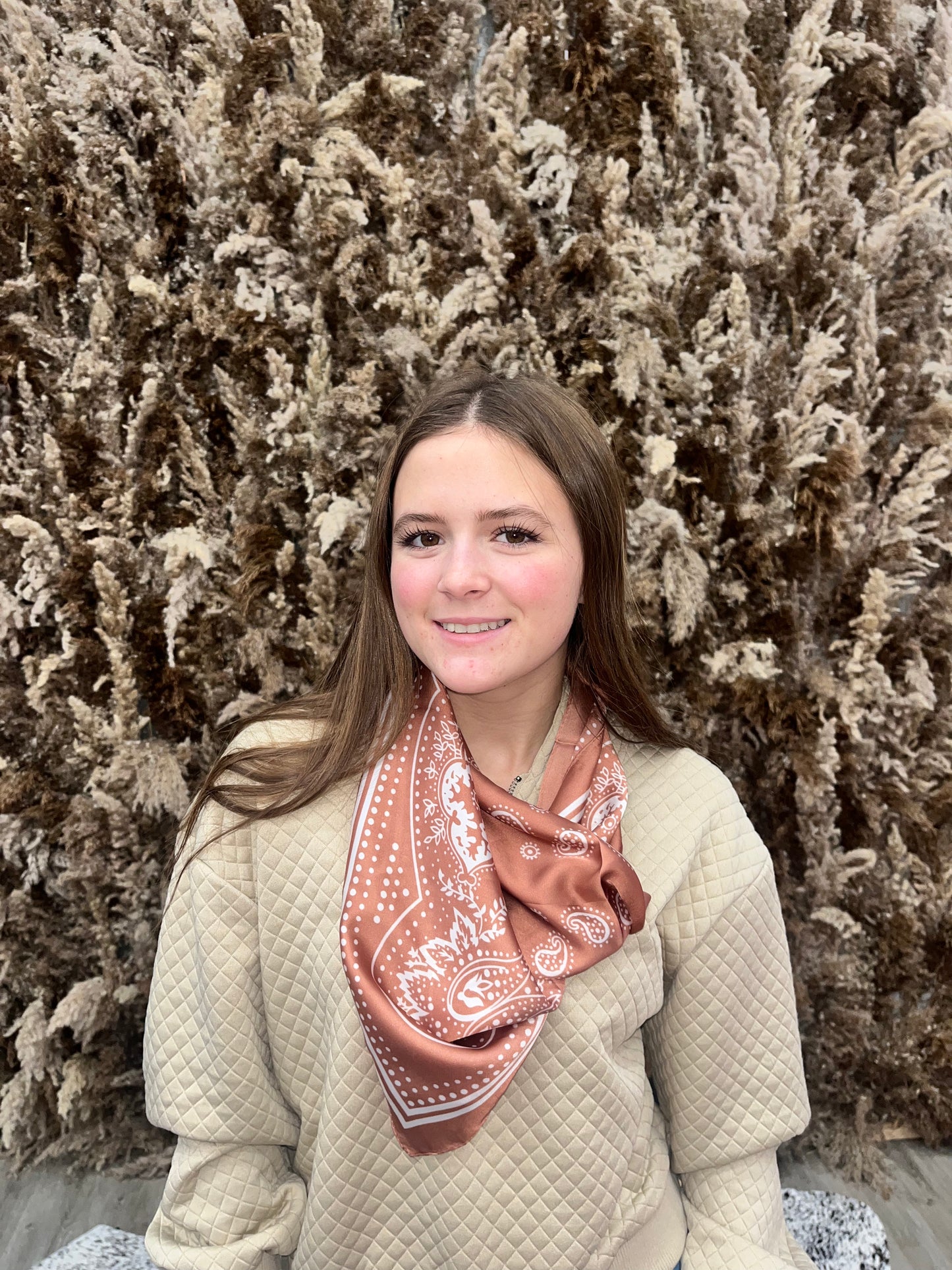 Small Buffalo Wild Rag in Coffee