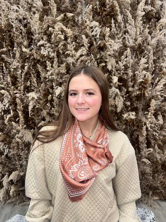 Small Buffalo Wild Rag in Coffee