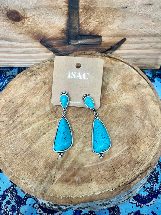 Turquoise Post Earrings