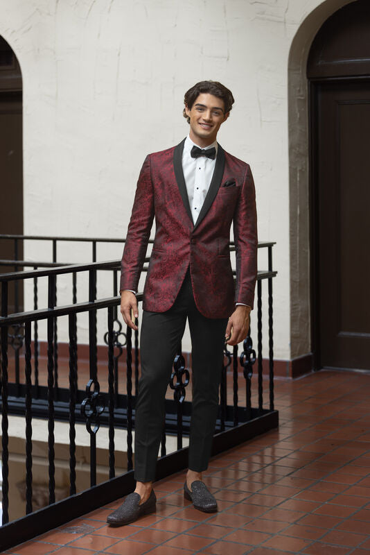 Apple Red Paisley Aries Tuxedo