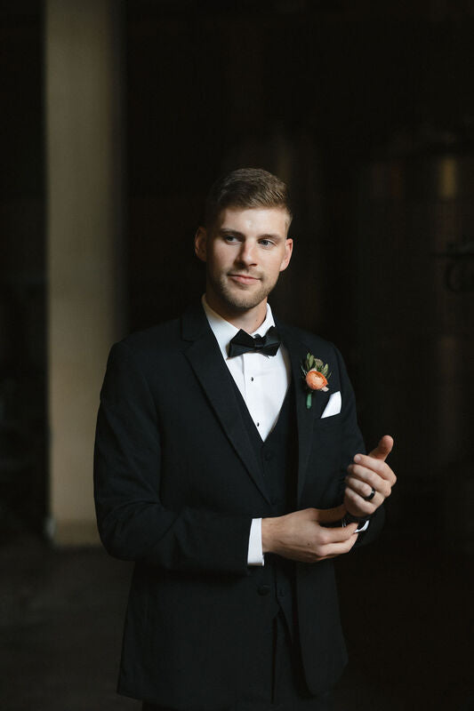 Black Force Performance Stretch Tuxedo