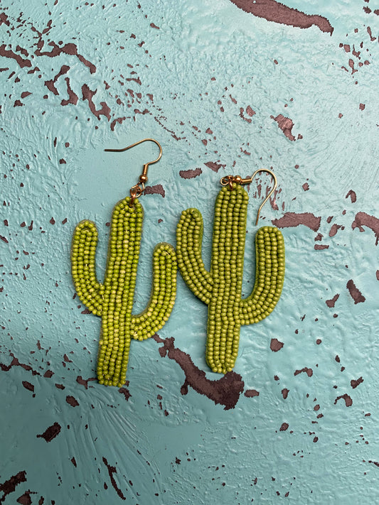 The Cactus Seed Bead Earrings